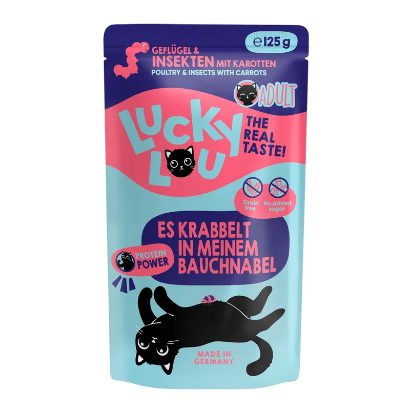 Lucky Lou Adult Geflügel & Insekten 125 g Kracherpreis